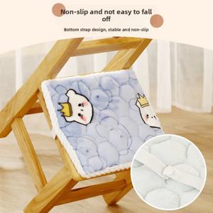 어린이용 플러시 의자 쿠션—부드럽고 피부 친화적, 유치원 의자 및 교실 좌석에 적합, 어린이들을 위한 편안함
