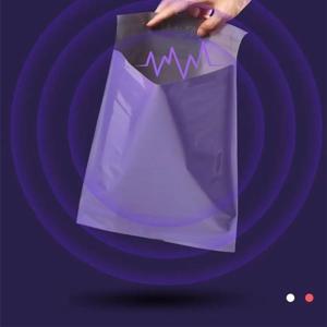 50개의 딥 퍼플 특급 가방, 견고하고 사용하기 쉽고, 특급 배송 포장 및 운송에 적합합니다.