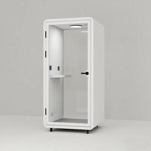 사무실 공간 소음 오염 방지 모듈형 방음 창고 방음실 전화 부스