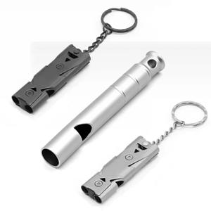 휴대용 야외용 티타늄 비상 호루라기 생존 안전 호루라기 EDC 호루라기 목걸이 하이킹 캠핑 여행 탐험 생존