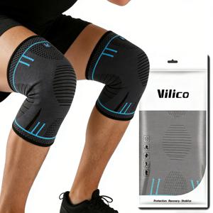 탄력 있고 통기성 좋은 압박 무릎 보호대 (농구, 러닝, 사이클링용)