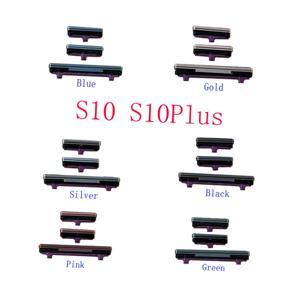 1Set 전원 켜기 끄기 Swith 볼륨 버튼 삼성 갤럭시 S10Plus G973DS G973F G973 S10 + G975 S10 Plus G975W 하우징 사이드 키