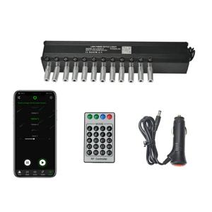 3W 12LED 슈팅 스타 스카이 APP 스마트 폰 및 원격 제어 광섬유 천장 자동차 지붕 분위기 유성 라이트 엔진-화이트