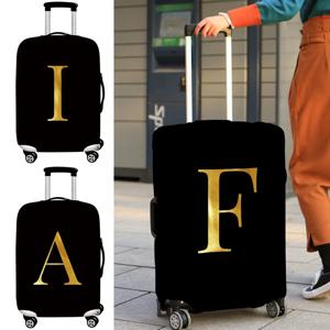 수하물 커버 스트레치 패브릭 가방 보호대 수하물 먼지 커버 적합한 18-32 인치 SuitcaseTravel Organizer 편지 시리즈