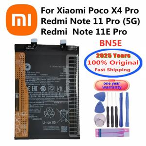 샤오미 레드미 노트 11 프로 5G, POCO X4 프로 5G, 노트 11E 프로용 휴대폰 배터리, BN5E 배터리, 5000mA, 2025 년 정품
