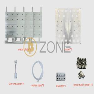 최신 업그레이드 수냉 키트, 알루미늄 수냉 팔레트 오버클러킹 키트, Antminer S19 S19Pro S19jPro T19 에 적합