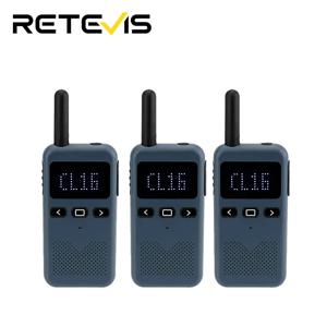 Retevis 미니 워키토키, USB C타입 전화기, RB619 PMR, 446 라디오, 양방향 라디오, 휴대용 라디오, PTT 호텔, 3 개