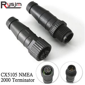 검정색 NMEA 2000 변환기 터미네이터 남성 및 여성 # 010-11081-00 Nmea2000 저항 종단 저항 수 # 010-11080-00