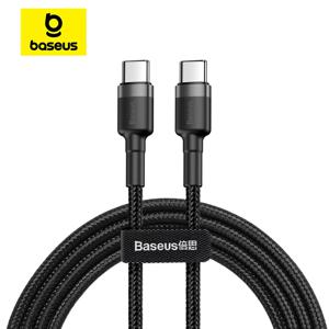Baseus 100W USB C-USB 유형 C 케이블(iPhone 15 Plus Pro max USB C PD 고속 충전기 코드 Macbook Pro용 USB-C 유형-c 케이블)