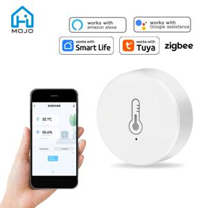 Tuya ZigBee 미니 온도 및 습도 센서 실내 습도 감지기는 Alexa Google 홈 음성 앱 제어와 함께 작동합니다.