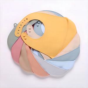 1/2pcs 식품 학년 실리콘 아기 먹는 Bibs 청소하기 쉬운 아기 Bibs Drool Towels 방수 어린이 실리콘 Drool Bibs