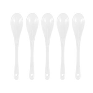 세라믹 스푼 티스푼 잼 꿀 5 개 세트