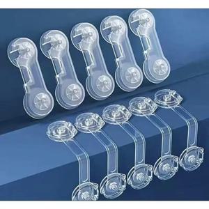 어린이 잠금 문짝 잠금 서랍 잠금 장치, 어린이 안전 문짝 잠금 장치, 아기 가드 안전 잠금 서랍 스토퍼, 냉장고 주방 안전 잠금 장치