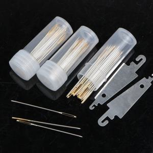 30pcs 크로스 스티치 바늘 골드 테일 바늘 무딘 자수 바늘 크로스 스티치 바느질 도구