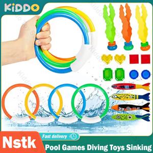Nstk 풀 게임 다이빙 장난감, 멀티 컬러 만화 풀 가라앉는 장난감, 창의적인 수영 다이빙 장난감 세트, 수영장 액세서리