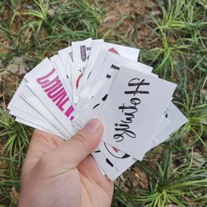 다양한 오쟁이쟁이 임시 문신, 성인 임시 문신