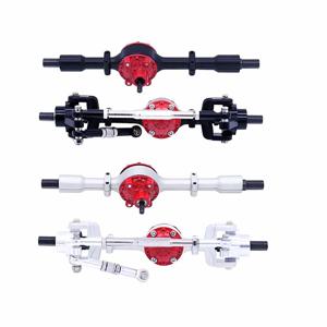 WPL 금속 전면 및 후면 차축 세트, RC 자동차 업그레이드 부품 액세서리, WPL C14 C24 C34 C44 B14 B24 1/16