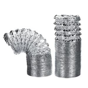 4 인치 100mm 인공 호흡기 파이프 PVC 알루미늄 튜브 공기 환기 파이프 호스 유연한 배기 덕트 3/2M 공기 시스템 환기 욕실
