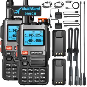 Baofeng UV K61 워키 토키 멀티 밴드 무선 복사 주파수 999CH Type-C DTMF 장거리 NOAA UV-5R UV K6 K5(8) 햄 라디오