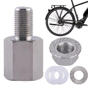 자전거 액슬 어댑터 스테인레스 스틸 자전거 견인 헤드 익스텐션 나사, 쉬운 설치, 아기 애완 동물 자전거 트레일러 액세서리