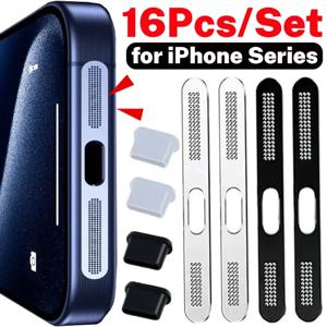 iPhone 16 15 14 13 12 Pro Max 15 Plus 이어폰 스피커 구멍 방진 금속 메쉬 먼지 커버 용 금속 방진 네트 스티커