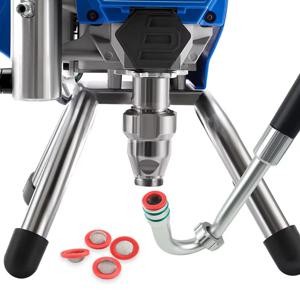 에어리스 스프레이 흡입 튜브 필터, 에어리스 페인트 분무기 액세서리, 60 메쉬