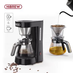 HiBREW 3 in 1 미국 드립 커피 기계 커피 위에 붓기 메이커 유리 찻주전자 뜨거운 차 메이커 750ML H12