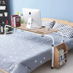 바퀴가 달린 침대 테이블 위에 롤링 노트북 안락 의자 모바일 컴퓨터 책상 스탠딩 워크스테이션 무거운 노트북 카트