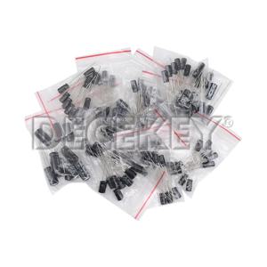 120pcs 12 값 120pcs 1set 0.22UF-470UF 알루미늄 전해 콘덴서 모음 키트 세트 팩