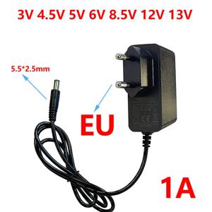 220v ~ 12V 5V 조명 변압기 3V 4.5V 5V 6V 8.5V 9V 12V 13V 1A Led 전원 공급 장치 5050 스트립 조명 용 범용 어댑터