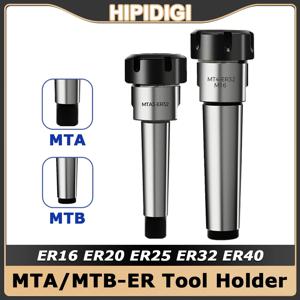 MTA MTB 모스 공구 홀더 MT1 MT2 MT3 MT4 ER 콜렛 척 ER11 ER16 ER20 ER25 ER32 ER40 콜렛 홀더 CNC 공구 홀더 클램프