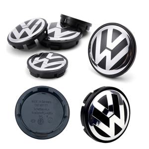 4pcs 55mm 56mm 65mm 70mm 자동차 휠 센터 캡 Hubcap 커버 VW 폭스 바겐 제타 MK5 골프 Passat 스타일링 3B 7601171   1J 0601171