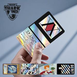매직 상어 해골 팬더 헌터 브로크 파란 눈 드래곤 레이저 홀로그램 스티커 커버 필름 스킨 신용 은행 직불 카드