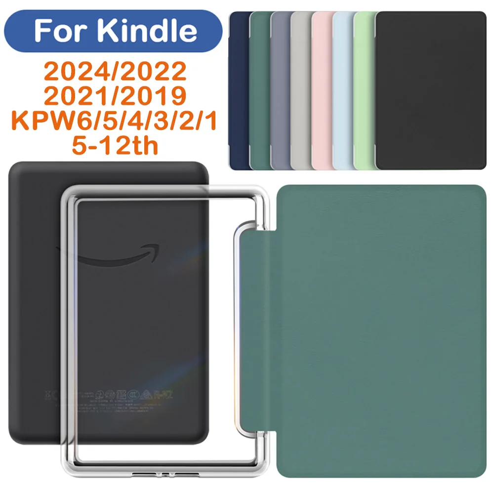Kindle Paperwhite Colorsoft 용 아크릴 케이스 2024 2022 2021 2 3 6 10th 11th 12th Generation 6 6.8 7 인치 액세서리 커버 파우치