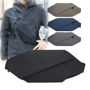 남자 미니멀리스트 야외 스포츠 러닝 조깅 허리 가방 남자 방수 화니 팩 세련된 크로스 바디 벨트 가방 남성용 허리 가방