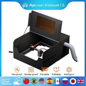 접이식 레이저 조각기 인클로저 휴대용 내화 방진 보호 커버 830*730*395mm 배기 팬 및 파이프 장착 가능