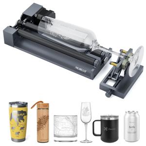 WAINLUX 레이저 조각기 액세서리 K10 조각 기계용 MD19 로터리 롤러 키트는 병, 원통형에 적용됩니다.