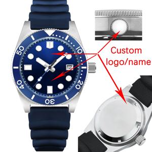 40mm CORGEUT NH35 무브먼트 자동 기계식 남성용 시계 사파이어 Slass 방수 시계 스포츠 레저 빛나는 다이빙 시계