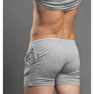 단색 심플하고 패셔너블한 남성 모달 반바지 편안한 홈 팬츠 파자마 팬츠 홈 단색 D6550