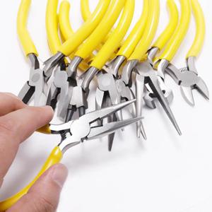 둥근 코 끝이있는 다기능 핸드 툴 쥬얼리 펜치-DIY 수제 보석 액세서리 만들기위한 와이어 도구 절단