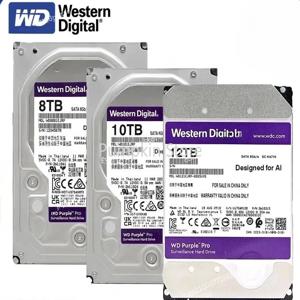 WD 퍼플 3TB 4TB 6TB 8TB 10TB 감시용 하드 드라이브 SATA III HDD HD 하드디스크 보안 시스템 비디오 레코더 DVR NVR CCTV용