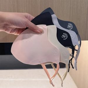 통기성 아이스 실크 마스크 자외선 차단 UPF50+ 방진 자외선 차단 마스크 레이스 메쉬 라이딩 페이스 마스크 눈 모서리 보호