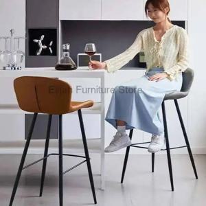 홈 바 모던 체어 노르딕 등받이 심플 아이언 하이 스툴 바 스툴 아일랜드 테이블 바 스툴 하이 체어 가구