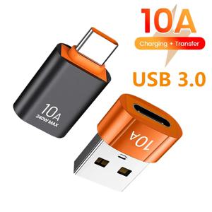 USB 3.0 10A USB A to USB C OTG 어댑터 타입 C to USB 컨버터 USB 3.0 어댑터 (샤오미 12, 맥북용) USB to 타입 C OTG 커넥터