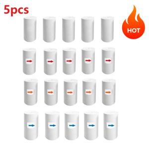 5 롤 감열지 카메라 인쇄 흰색 어린이 카메라 목재 펄프 인스턴트 인쇄 어린이 롤링 페이퍼 Miniprinter 액세서리