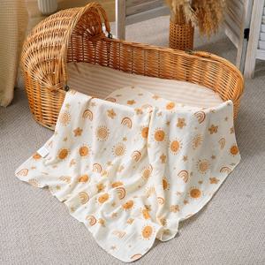 80×80cm 100% 면 크레페 담요 아기 모슬린 스와들 담요 포옹 퀼트 침구 아기 물건 담요 부드러운 신생아 목욕 타월 랩