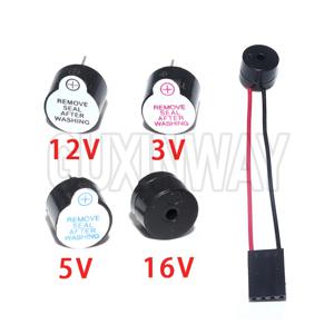 10PCS 액티브 버저 3V/5V/12V/16R TMB12A03 TMB12A05 TMB12A12 자기 긴 연속 경고음 12095 12*9.5mm 미니 플러그 스피커