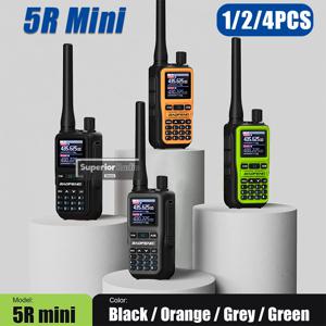 바오펑 UV-5R 미니 무전기 멀티 컬러 1/2/4배율 블루투스 6밴드 듀얼 PTT USB-C 플래시라이트 999채널 어린이용 5R 미니