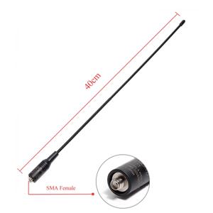 다이아몬드 RH-771 SMA-여성 유연한 소프트 안테나 Baofeng UV-5R UV-5RH UV-32 워키 토키 양방향 라디오 용 듀얼 밴드 144/430MHz