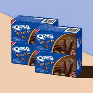 [무료배송] 오레오 웨하스 스틱 초코 75g x 4통